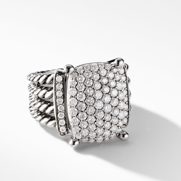 David Yurman Wheaton® Ring with Diamonds - Picture 3 of 10